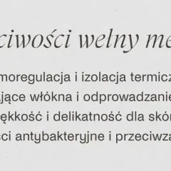 Właściwości wełny merino: termoregulacja, oddychalność, miękkość, antybakteryjność. Poznaj zalety i wady tej wyjątkowej wełny.